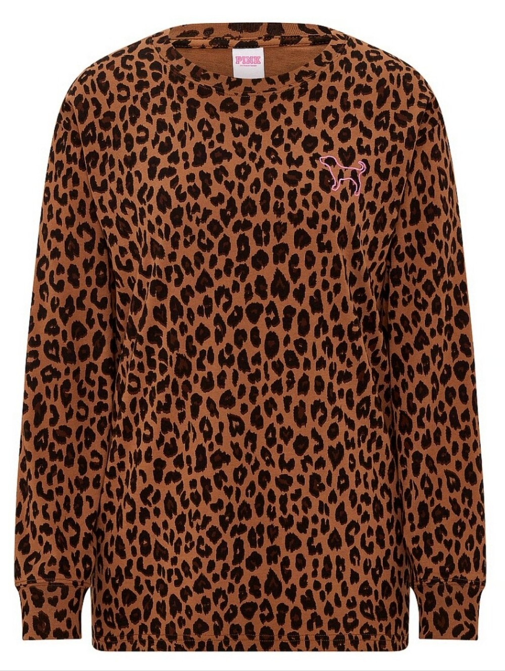VS PINK Campus Cotton Long-Sleeve Tee Sz XL